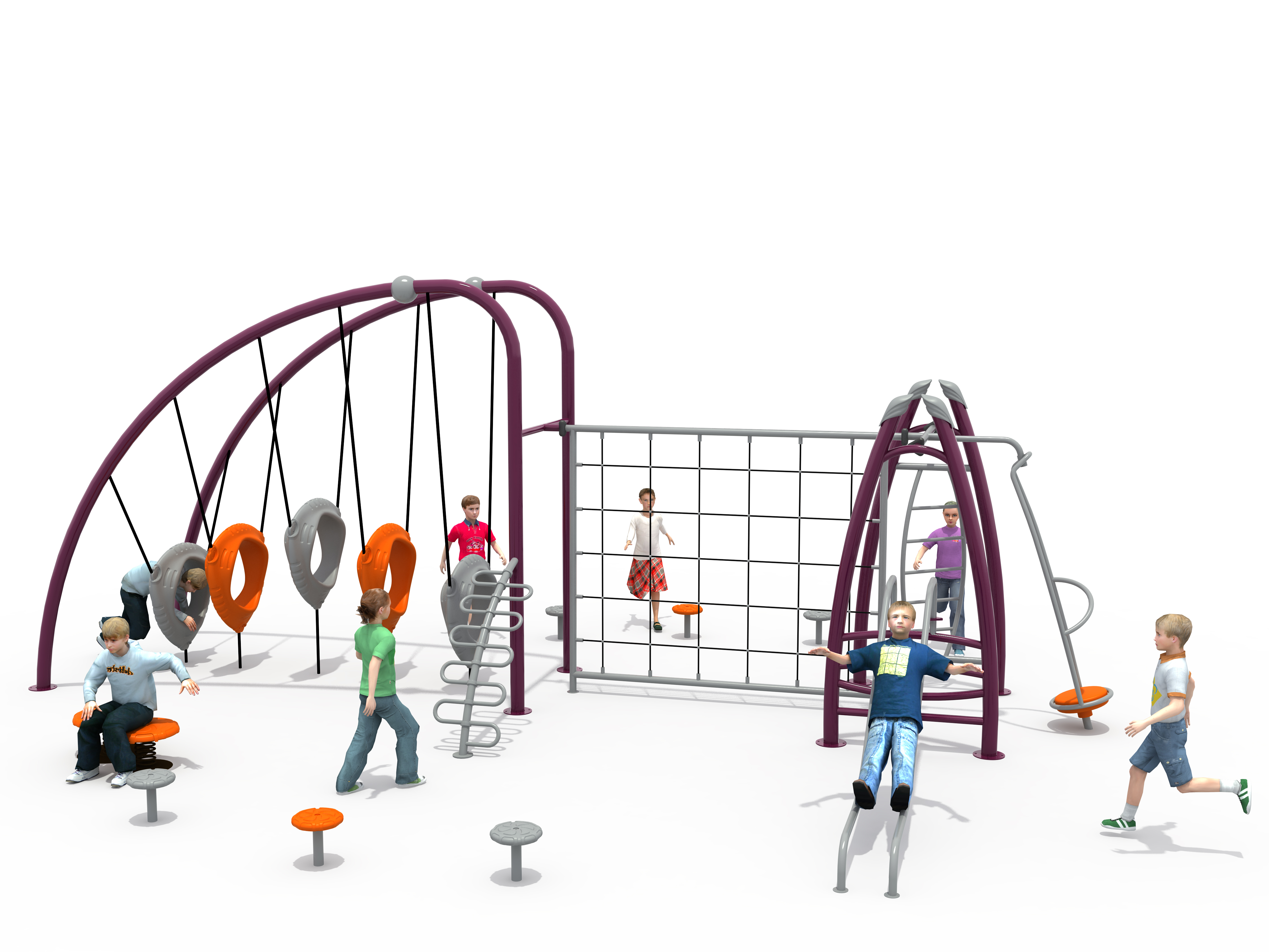 Climbing Nets Kids Outdoor Climbing Structure Outdoor Playground